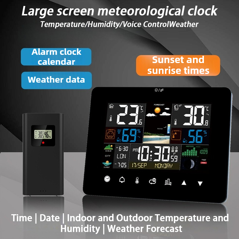Modern Electronics Gadgets - Multifunctional Color Screen Electronic Clock with
