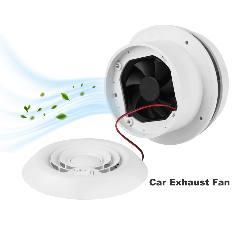 Electronics Gadgets For Car - 12V Car Fan 3000/4000RPM Silent/Strong Wind