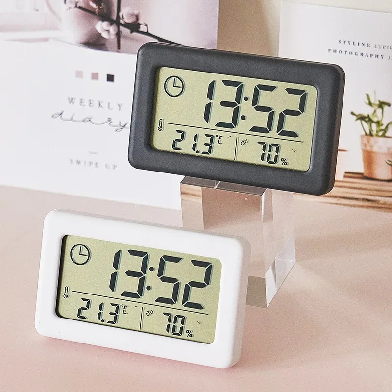 Modern Electronics Gadgets - Wall Clock Temperature and Humidity Mini