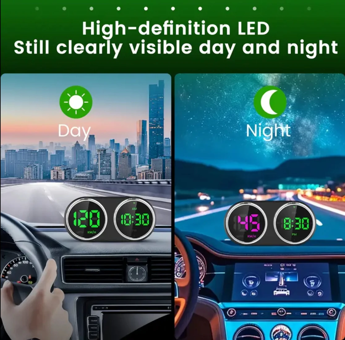 Car Motorcycle Electronic Cloc - огляд і ціна Electronics Gadgets For Car