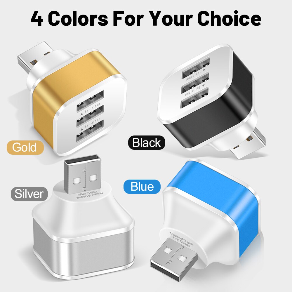 3 Port USB Slots Adaptor USB 3 - огляд і ціна Electronics Gadgets For Car