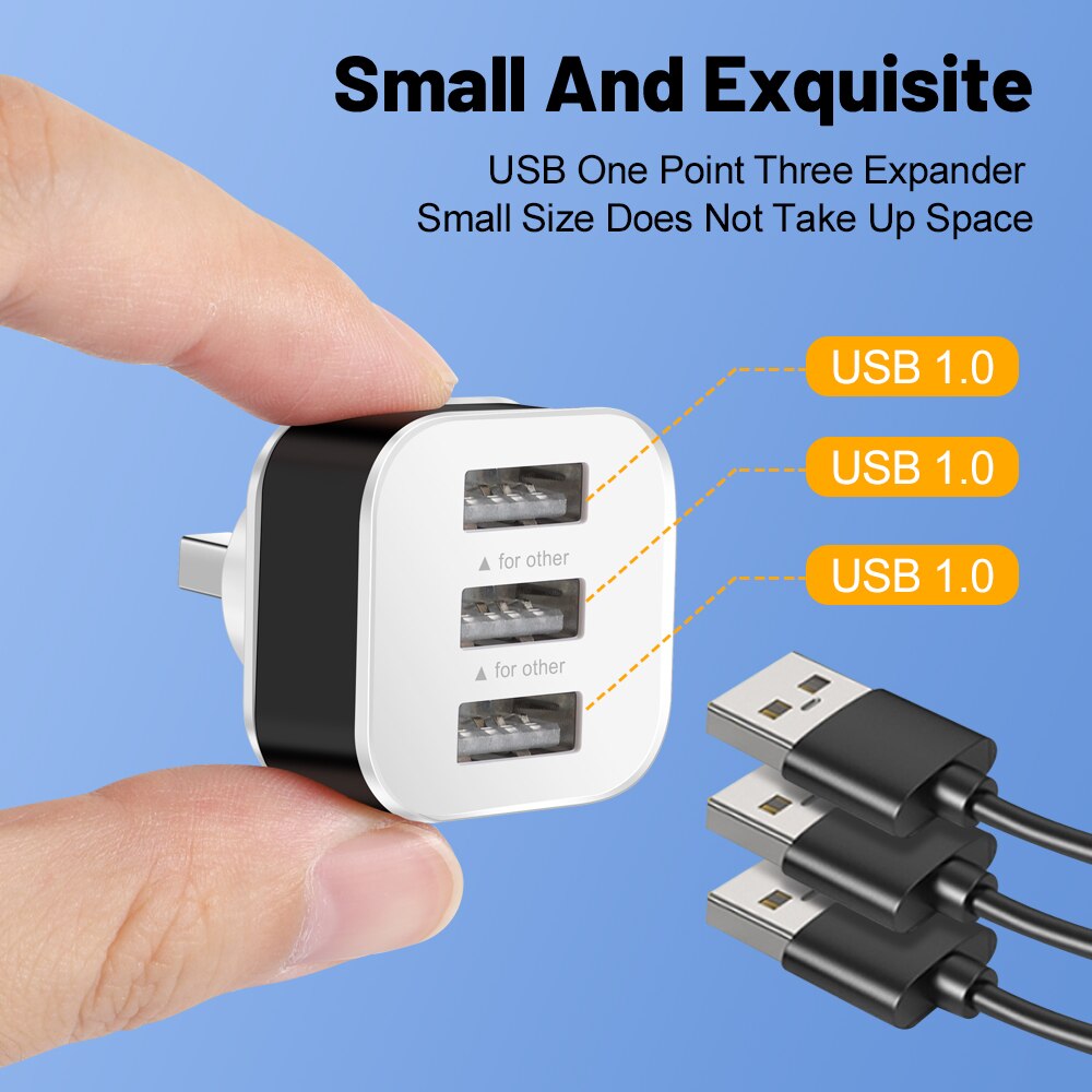 3 Port USB Slots Adaptor USB 3 - огляд і ціна Electronics Gadgets For Car