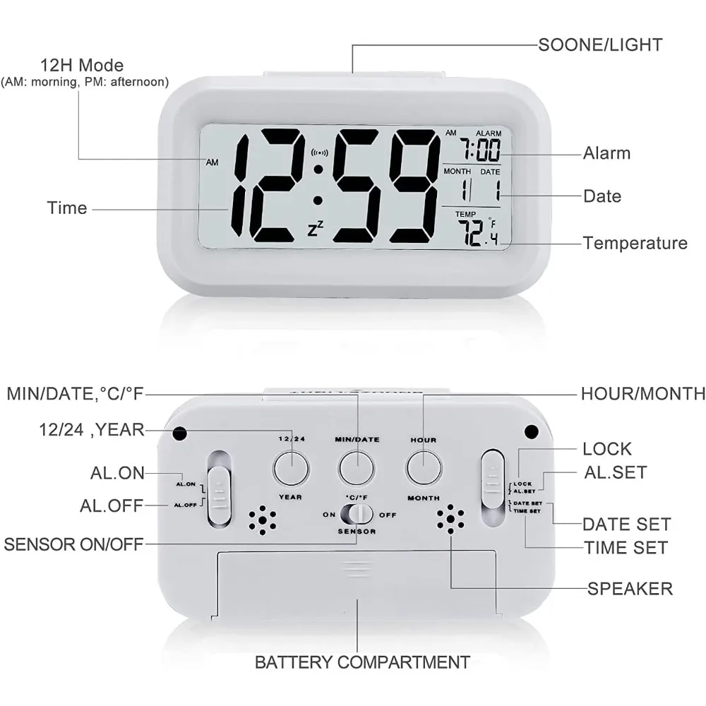 LED Electronic Digital Alarm C - огляд і ціна Modern Electronics Gadgets