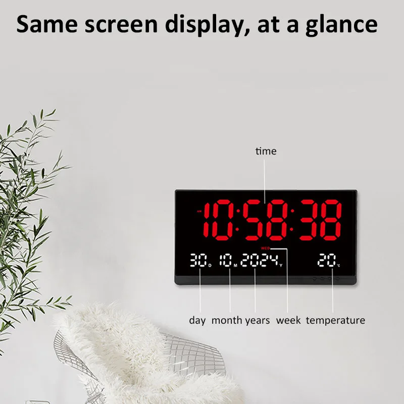 21 Inch Large Digital Wall Clo - огляд і ціна Modern Electronics Gadgets