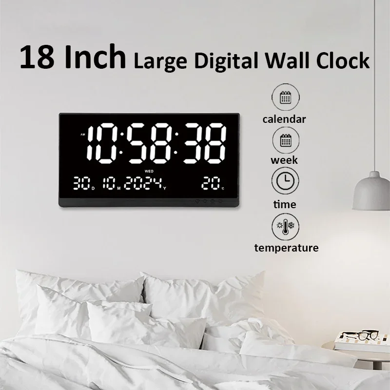 21 Inch Large Digital Wall Clo - огляд і ціна Modern Electronics Gadgets
