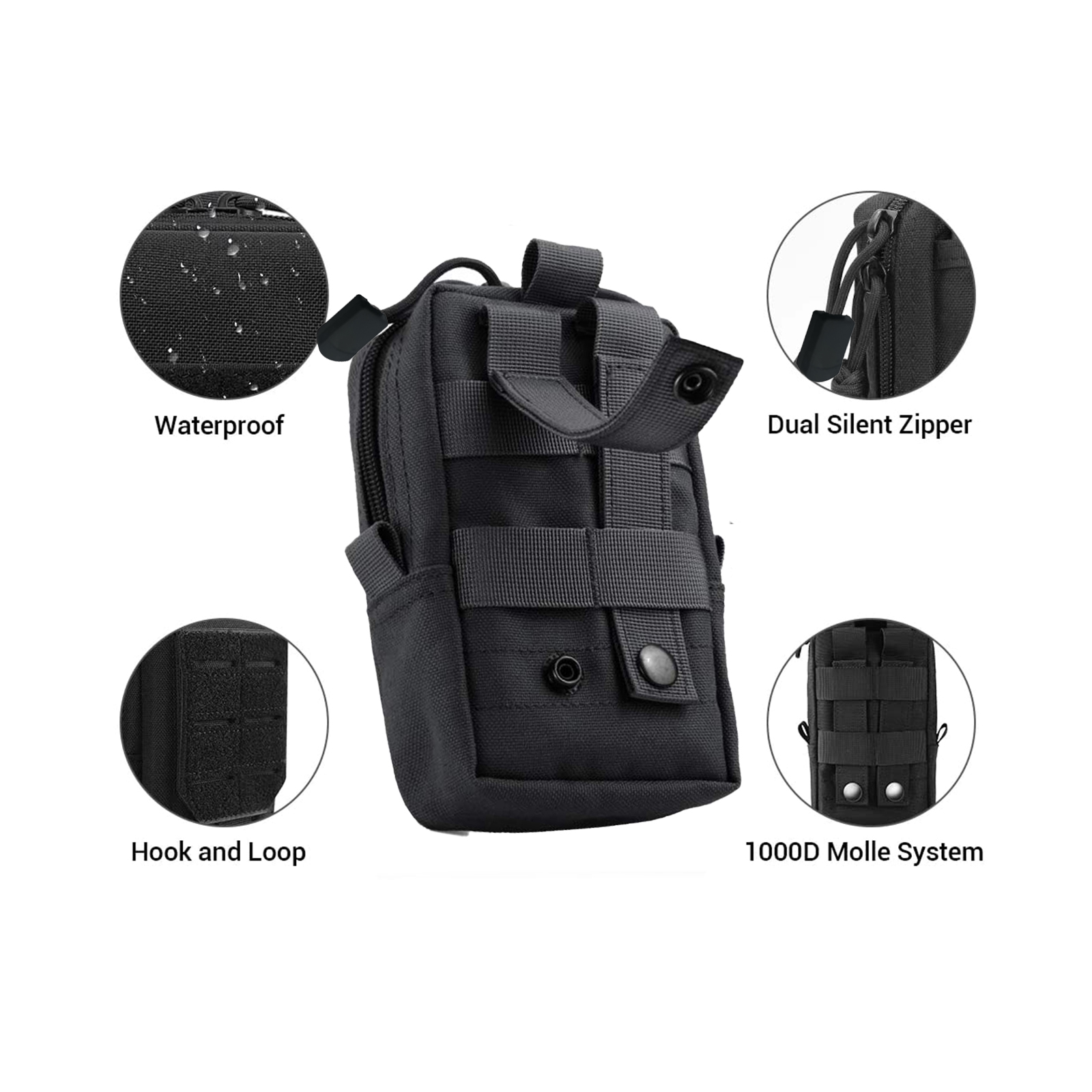 Tactical Molle Pouch Waist Bag - огляд і ціна Electronics And Gadgets