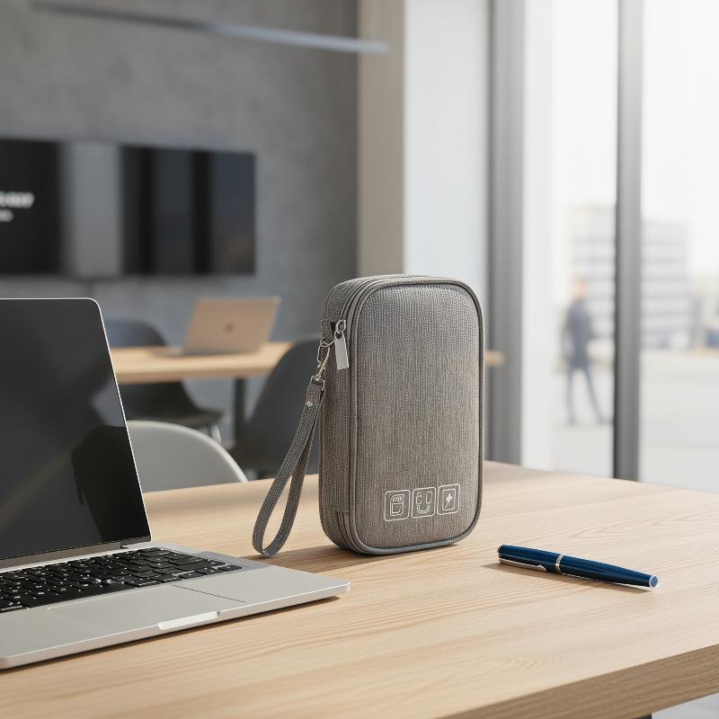 Double Layer Cable Storage Bag - огляд і ціна Electronics Gadgets And Accessories