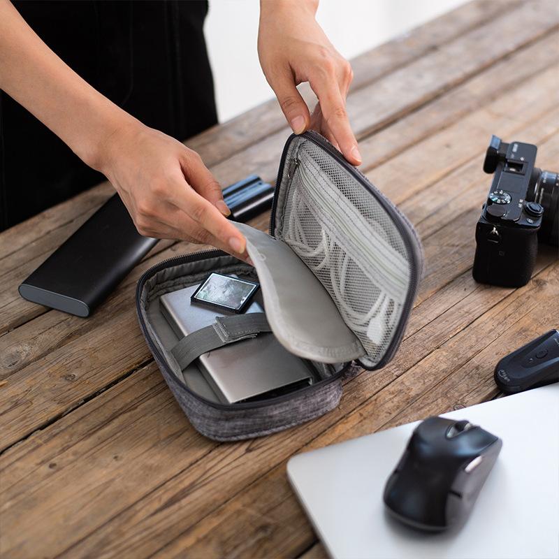 Double Layer Cable Storage Bag - огляд і ціна Electronics Gadgets And Accessories