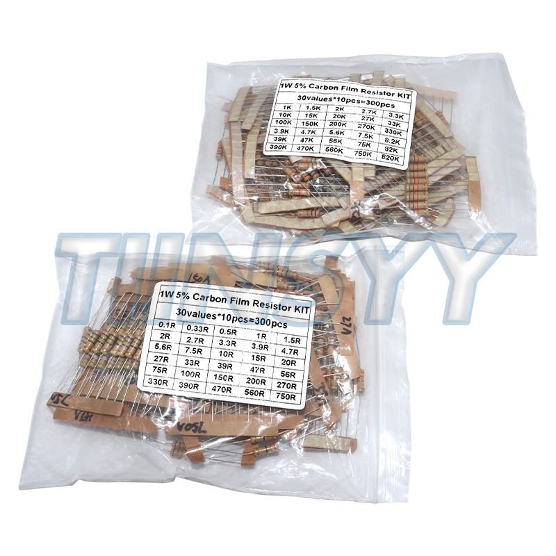 300PCS Resistor Kit 1W 5% Carb - огляд і ціна Diy Electronics Gadgets