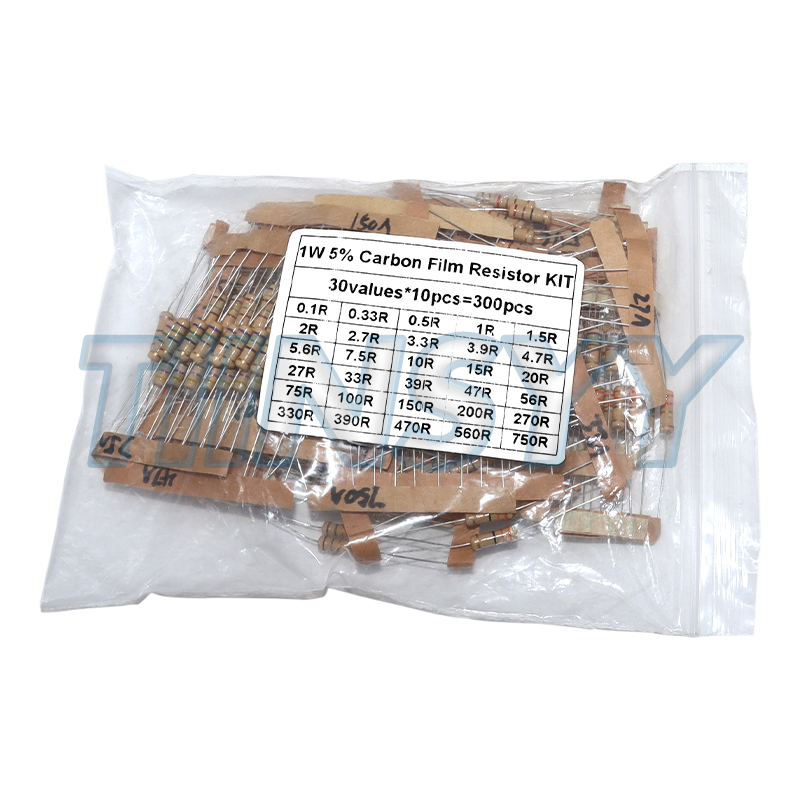 300PCS Resistor Kit 1W 5% Carb - огляд і ціна Diy Electronics Gadgets