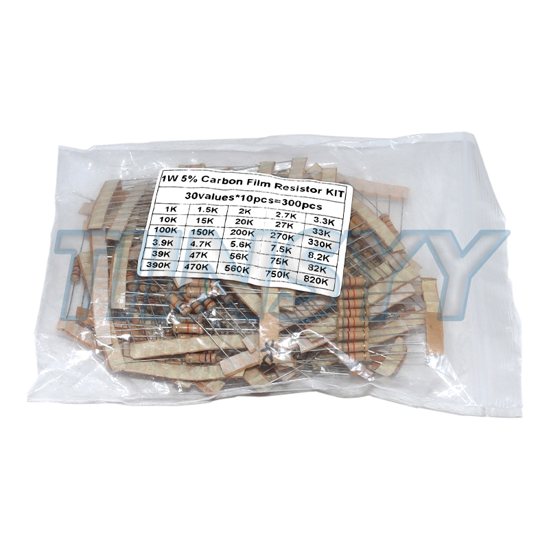 300PCS Resistor Kit 1W 5% Carb - огляд і ціна Diy Electronics Gadgets