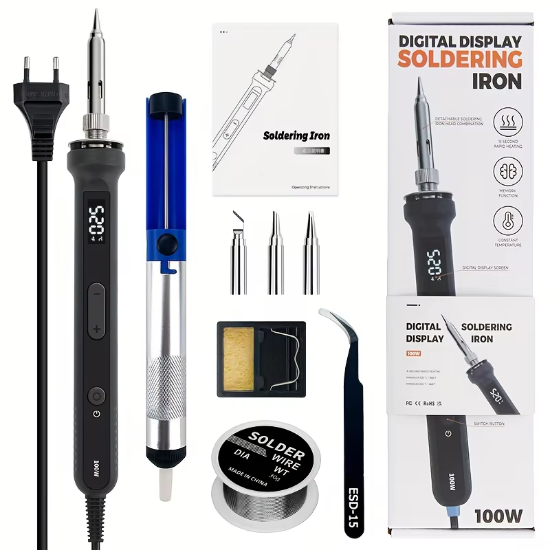 100W Digital Soldering Iron Ki - огляд і ціна Electronics And Gadgets