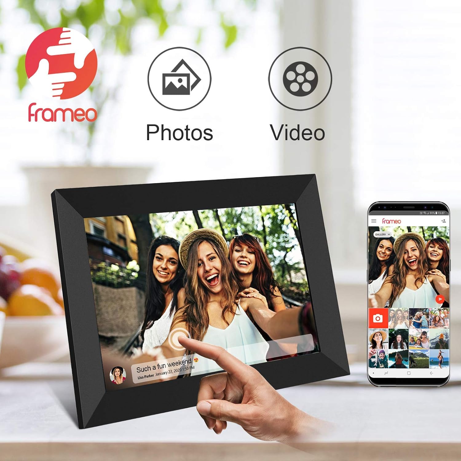 10 1 Inch 32GB Smart WiFi Digi - огляд і ціна Digital Photo Frame Wifi