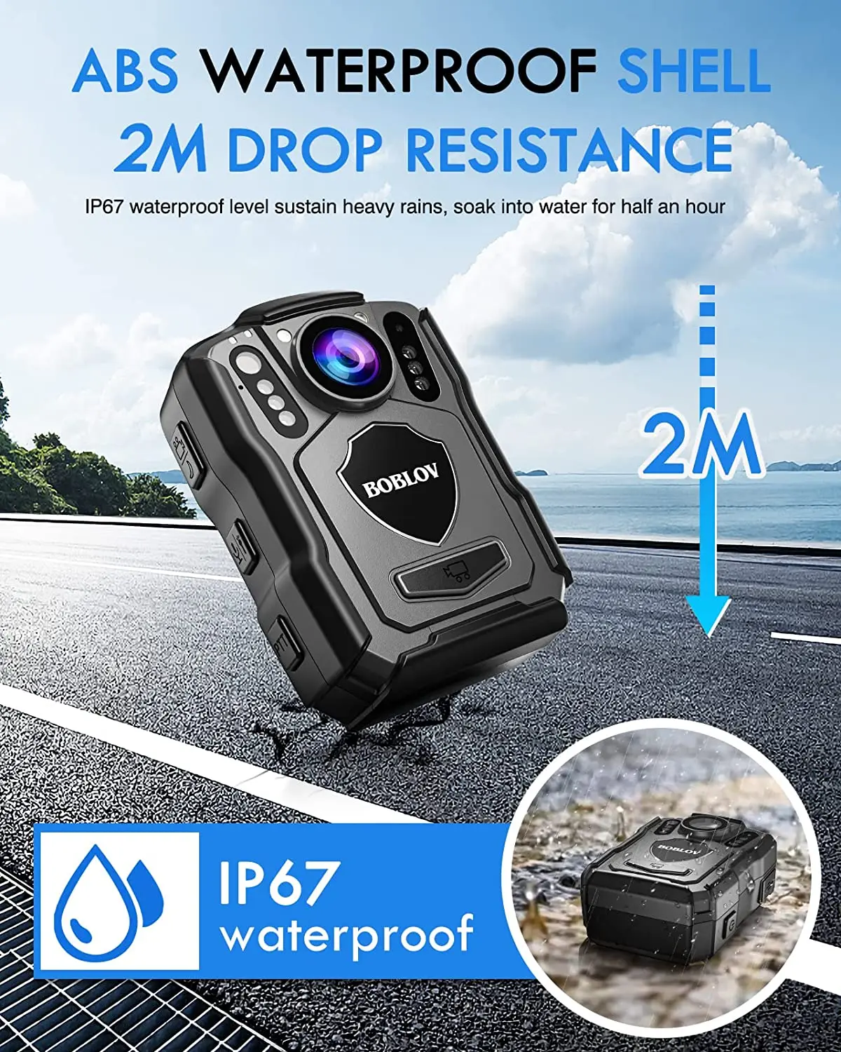BOBLOV M5 Police Body Camera w - огляд і ціна Compact Camera Mirrorless