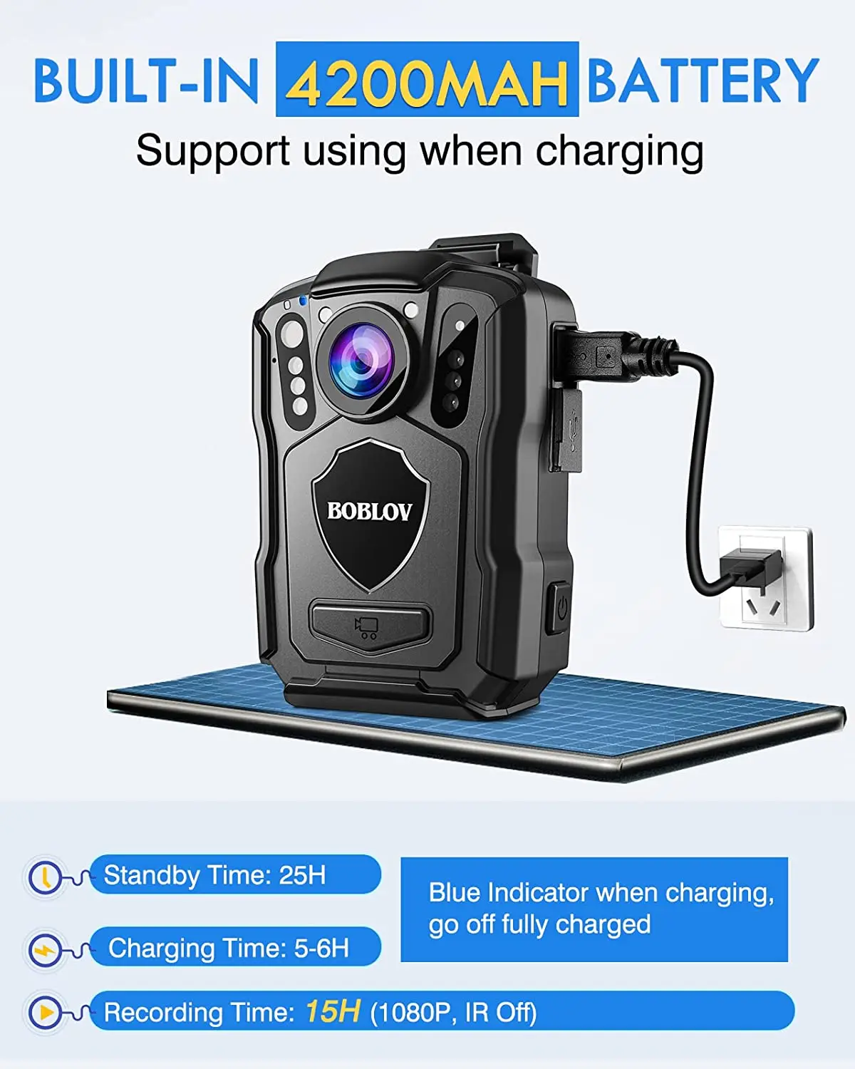 BOBLOV M5 Police Body Camera w - огляд і ціна Compact Camera Mirrorless