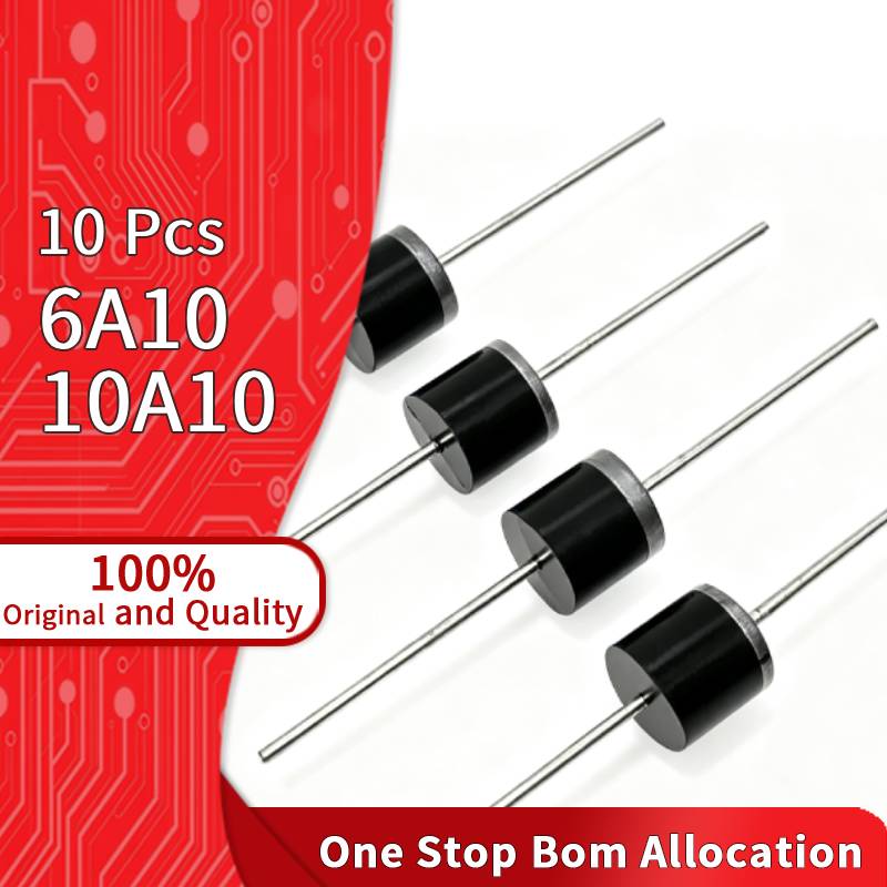 10Pcs 6A10 10A10 Rectifier Dio - огляд і ціна Electronics Gadgets And Accessories