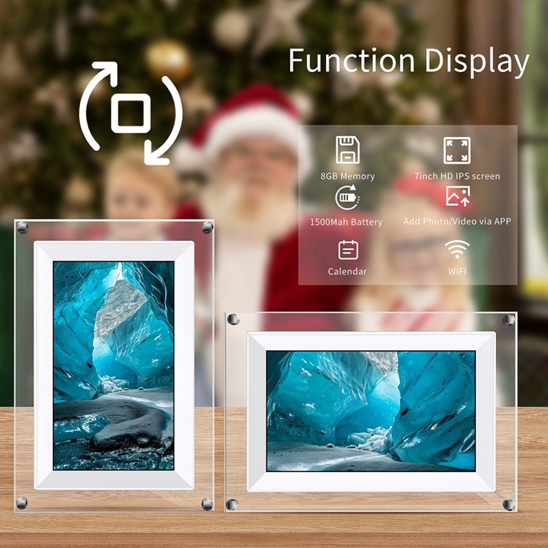 New 7-Inch Transparent Acrylic - огляд і ціна Digital Photo Frame Wifi