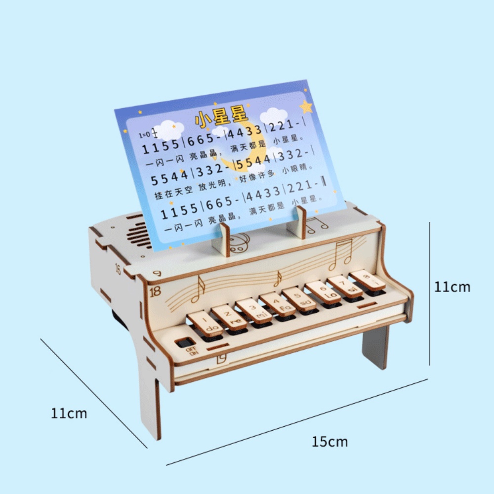 DIY Wooden Electronic Piano Mo - огляд і ціна Diy Electronics Gadgets