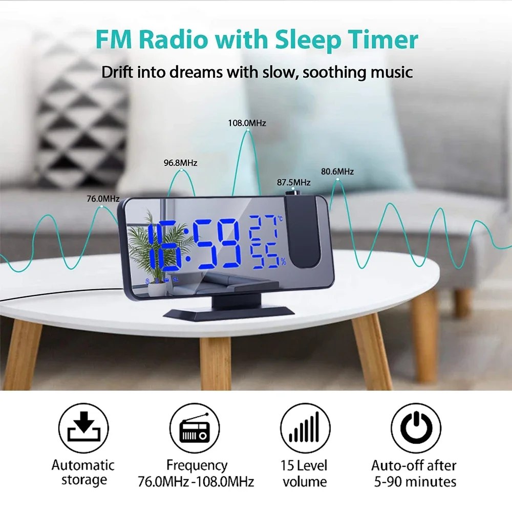 LED Digital Projection Alarm C - огляд і ціна Modern Electronics Gadgets