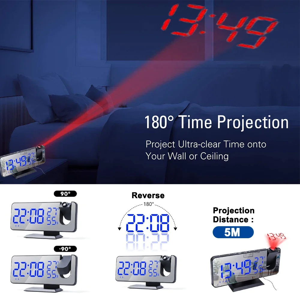 LED Digital Projection Alarm C - огляд і ціна Modern Electronics Gadgets