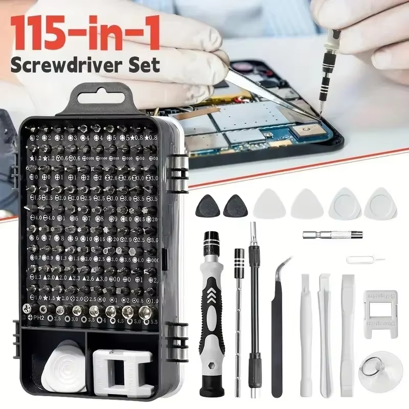 115-in-1 Precision Screwdriver - огляд і ціна Diy Electronics Gadgets